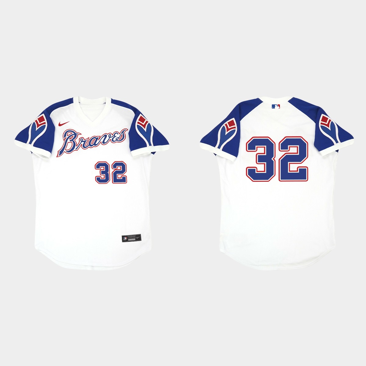Collin McHugh Atlanta Braves 1974 Cooperstown Collection Throwback Home Jersey - White