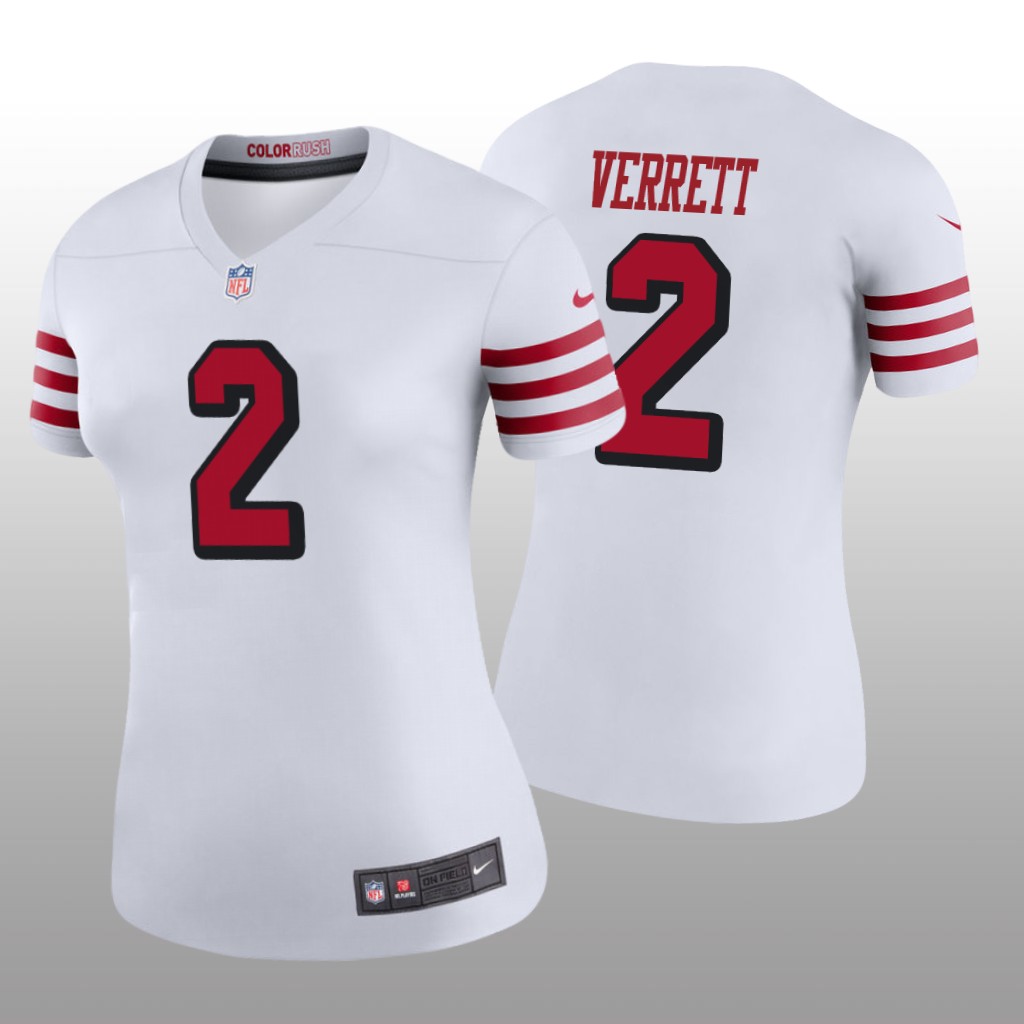 Color Rush Legend San Francisco 49ers White Jason Verrett Jersey