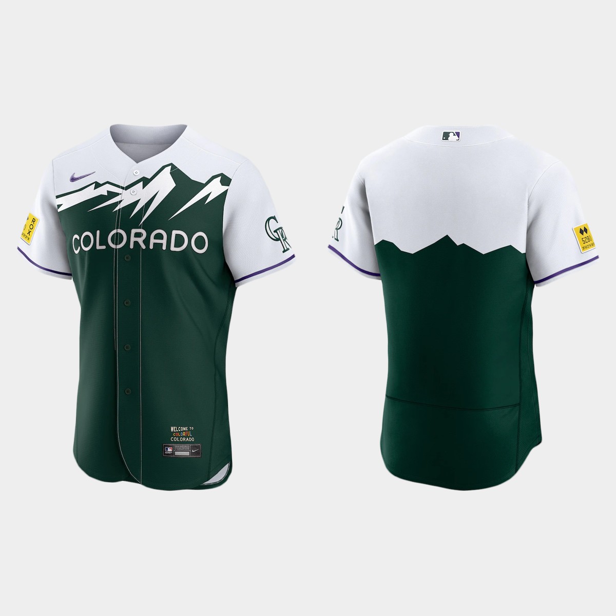 Colorado Rockies 2022 City Connect Jersey - Green