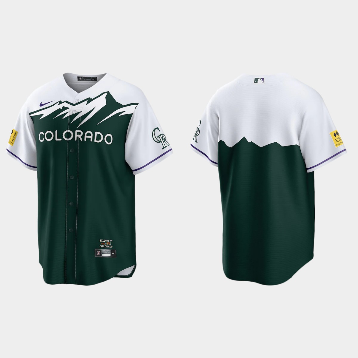 Colorado Rockies 2022 City Connect Jersey - Green
