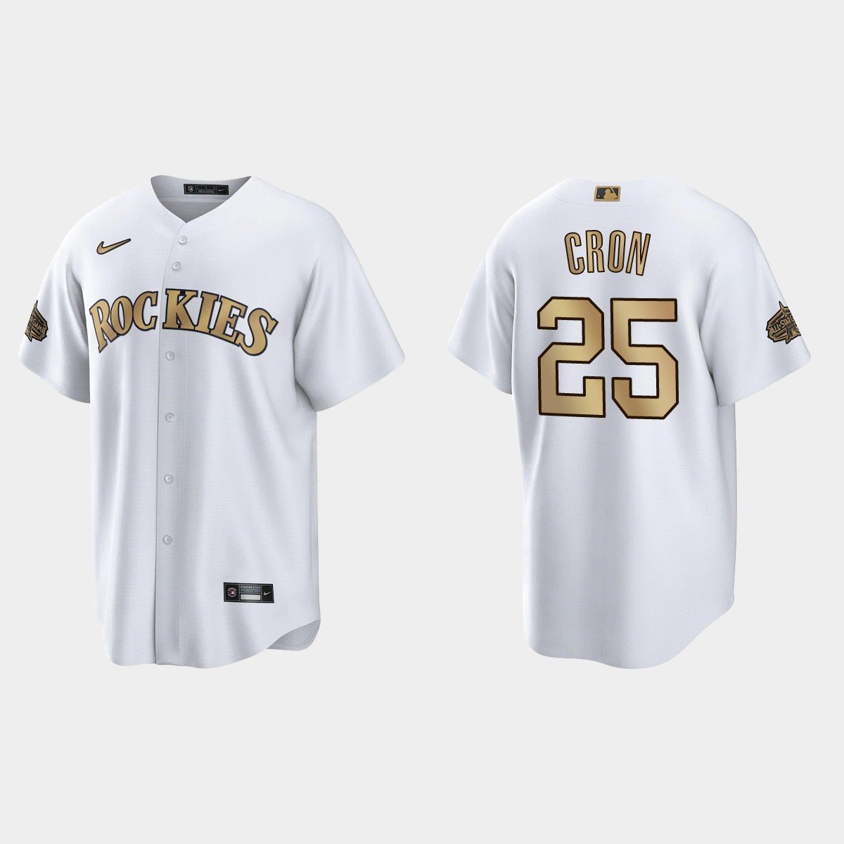 Colorado Rockies C.J. Cron 2022 MLB All-Star Game Jersey - White