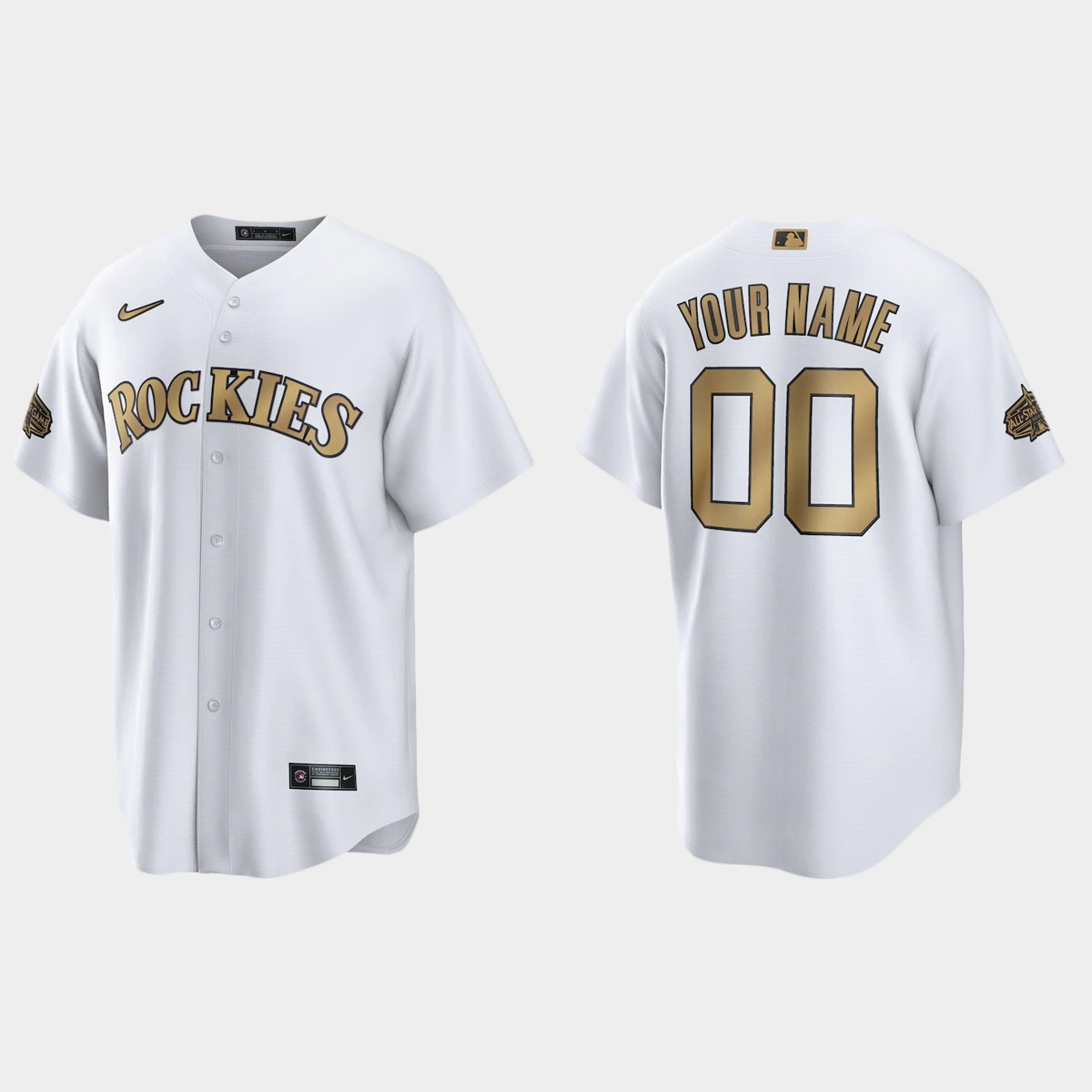 Colorado Rockies Custom 2022 MLB All-Star Game Jersey - White