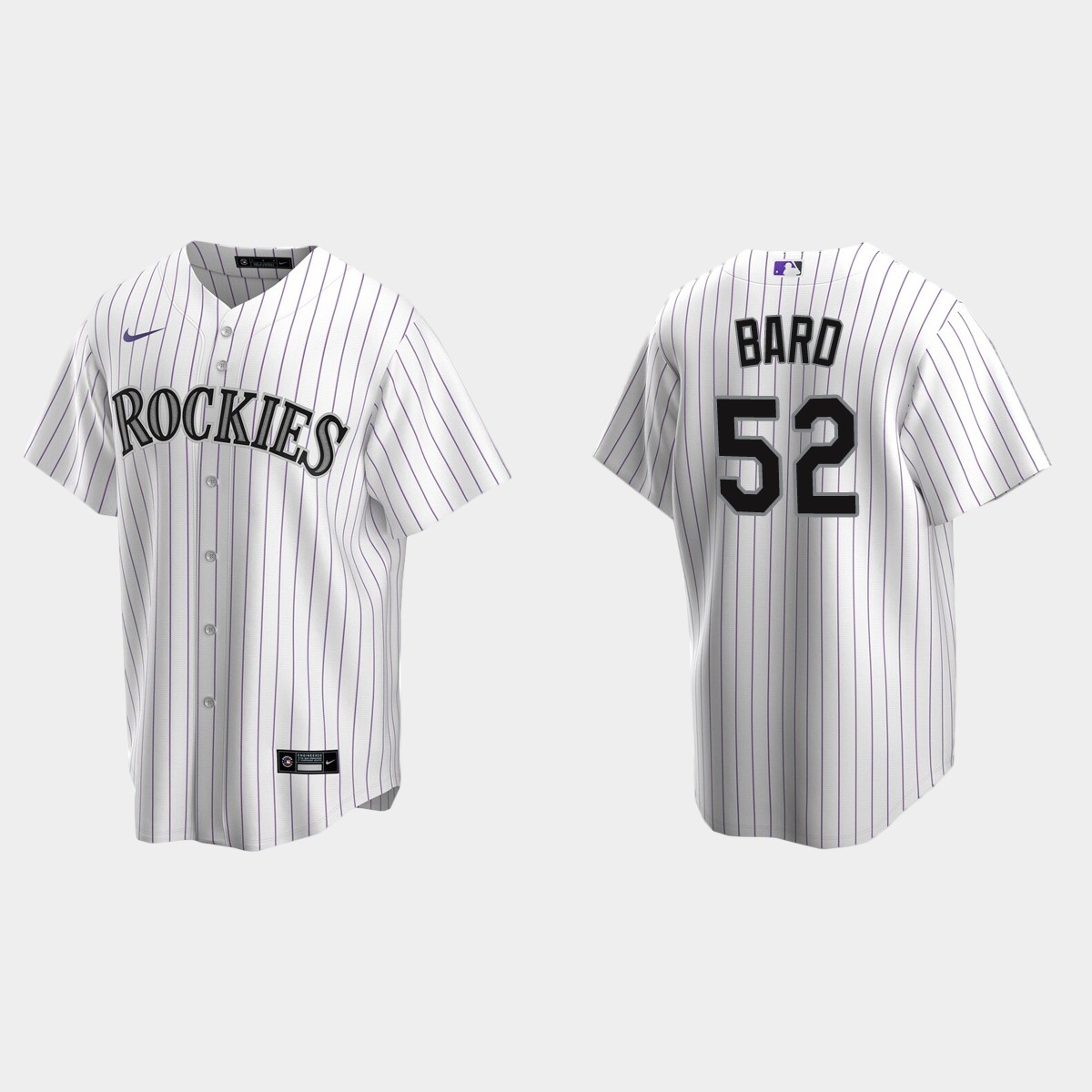 Colorado Rockies Daniel Bard Home Jersey - White