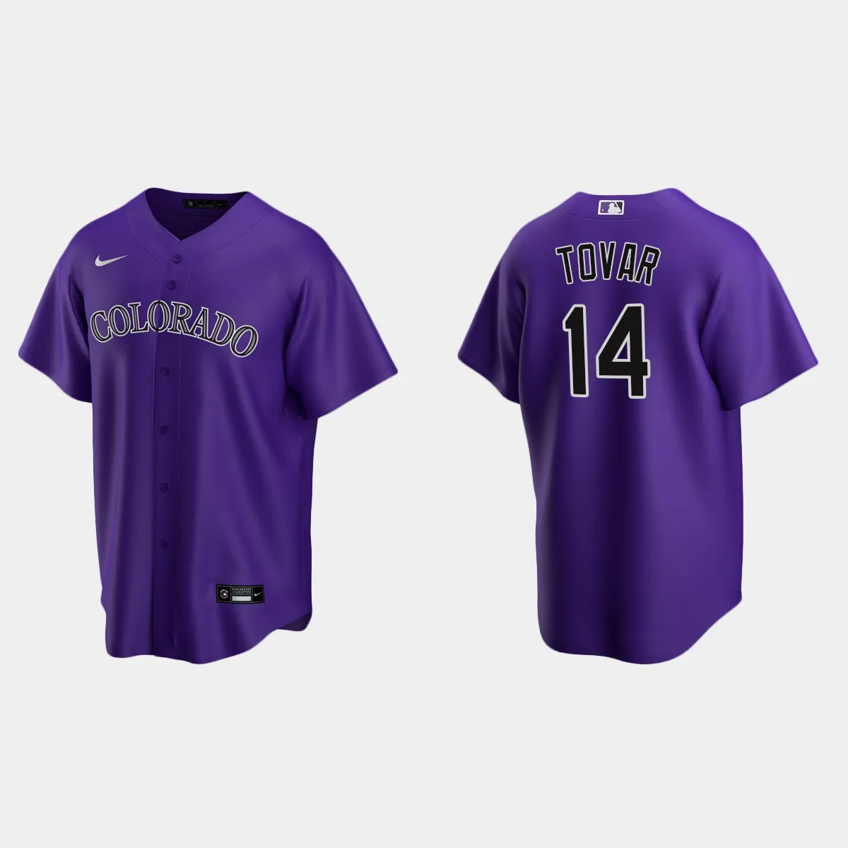 Colorado Rockies Ezequiel Tovar Alternate Jersey - Purple