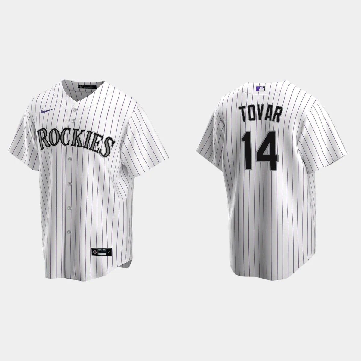 Colorado Rockies Ezequiel Tovar Home Jersey - White