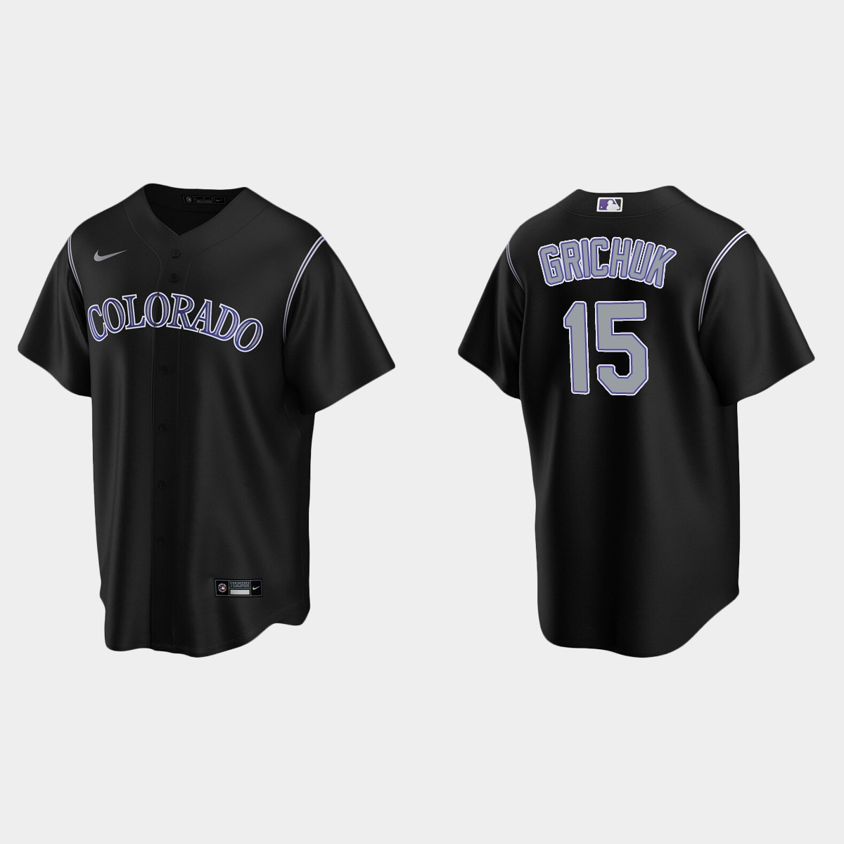 Colorado Rockies Randal Grichuk Alternate Jersey - Black