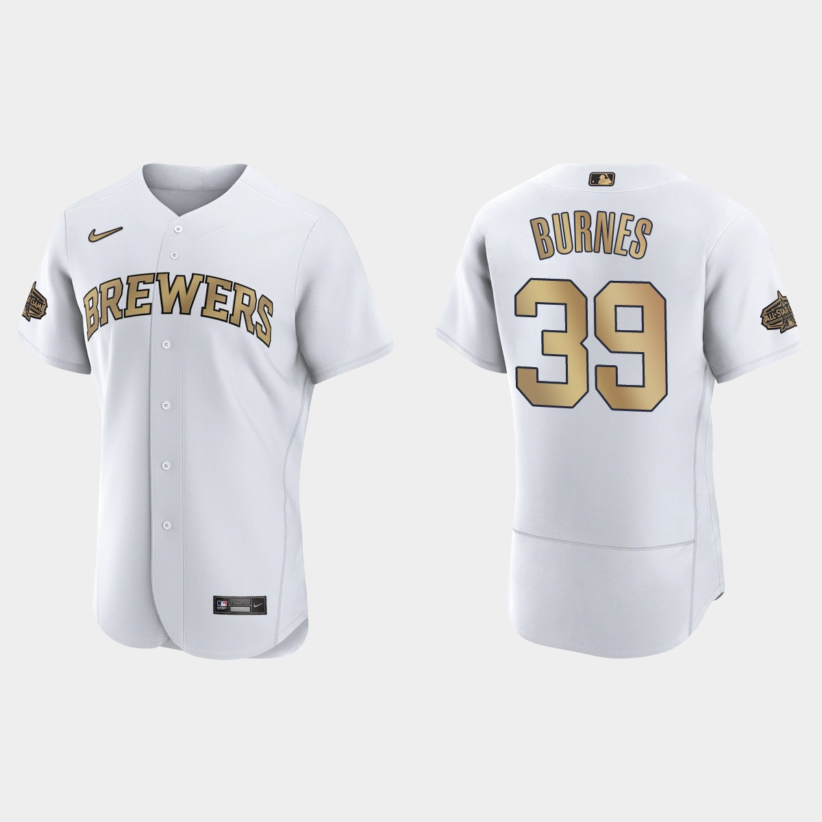 Corbin Burnes Milwaukee Brewers 2022 MLB All-Star Game Jersey - White