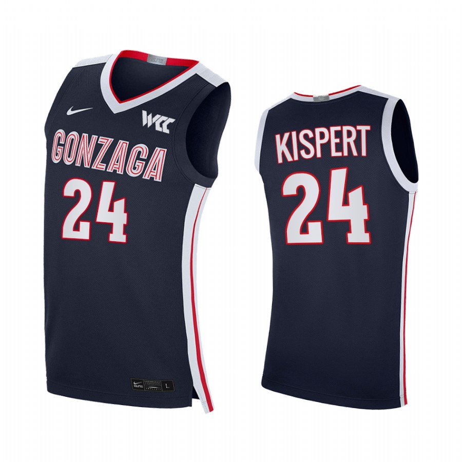 Corey Kispert Gonzaga Bulldogs Navy Jersey College  Wizards 2021 Draft