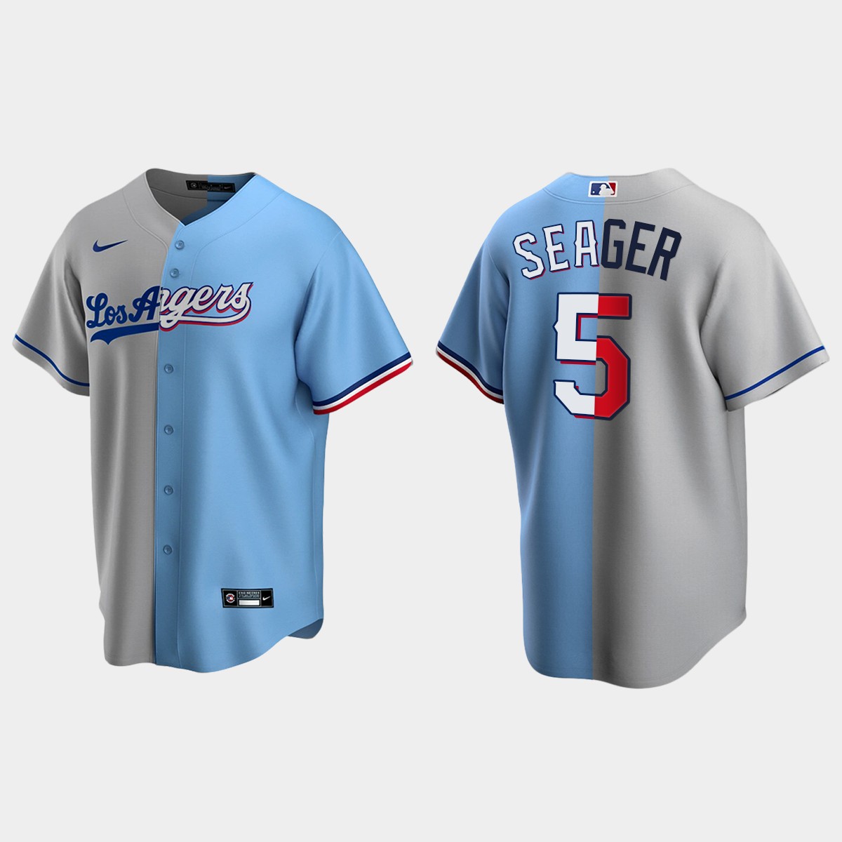 Corey Seager Texas Rangers Split Jersey - Two Tone