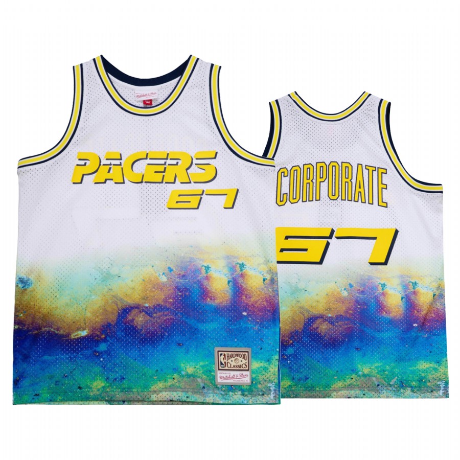 Corporate #67 Indiana Pacers My Towns Jersey White