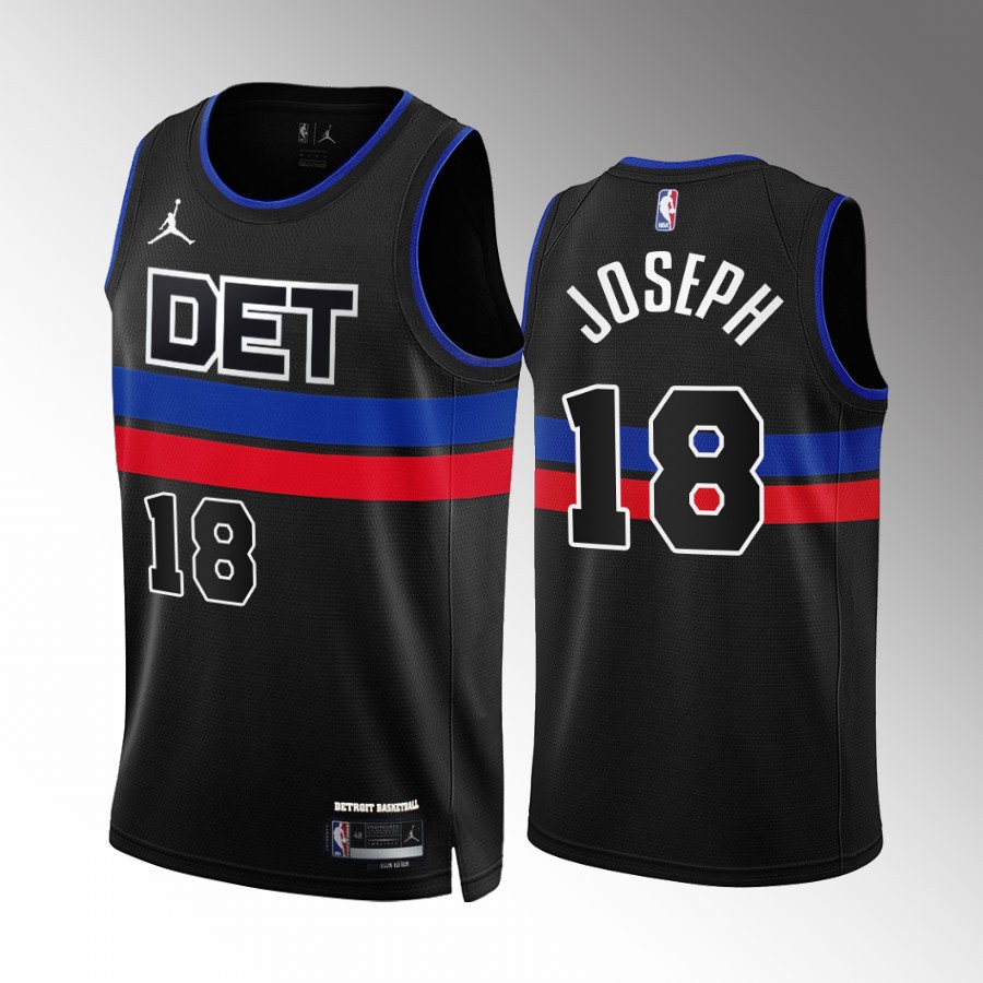 Cory Joseph 2022-23 Detroit Pistons Black #18 Statement Edition Jersey Swingman