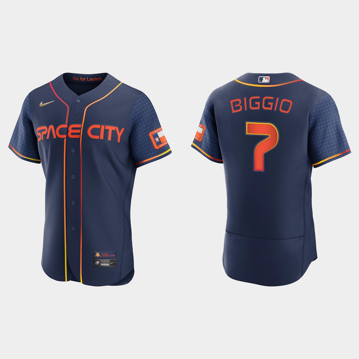 Craig Biggio Houston Astros 2022 City Connect Jersey - Navy
