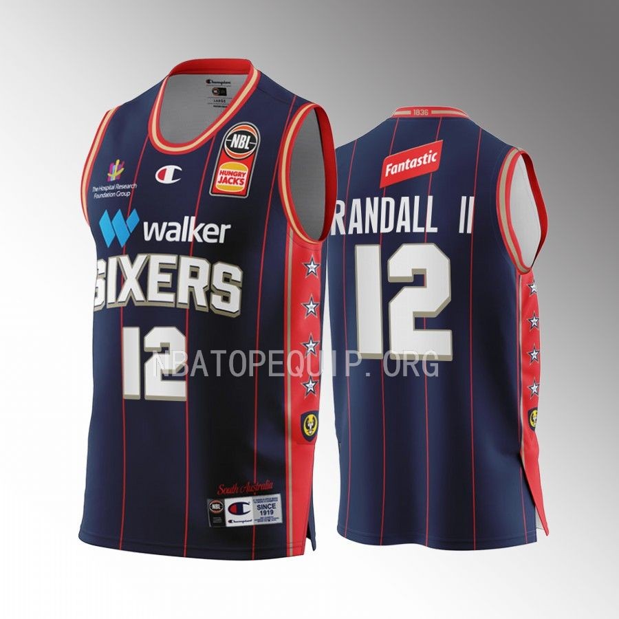 Craig Randall II #12 Adelaide 36ers 2022-23 Home Navy Jersey NBL