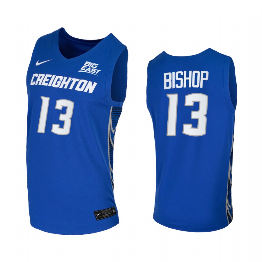 Creighton Bluejays Christian Bishop Jersey 2021  Blue College