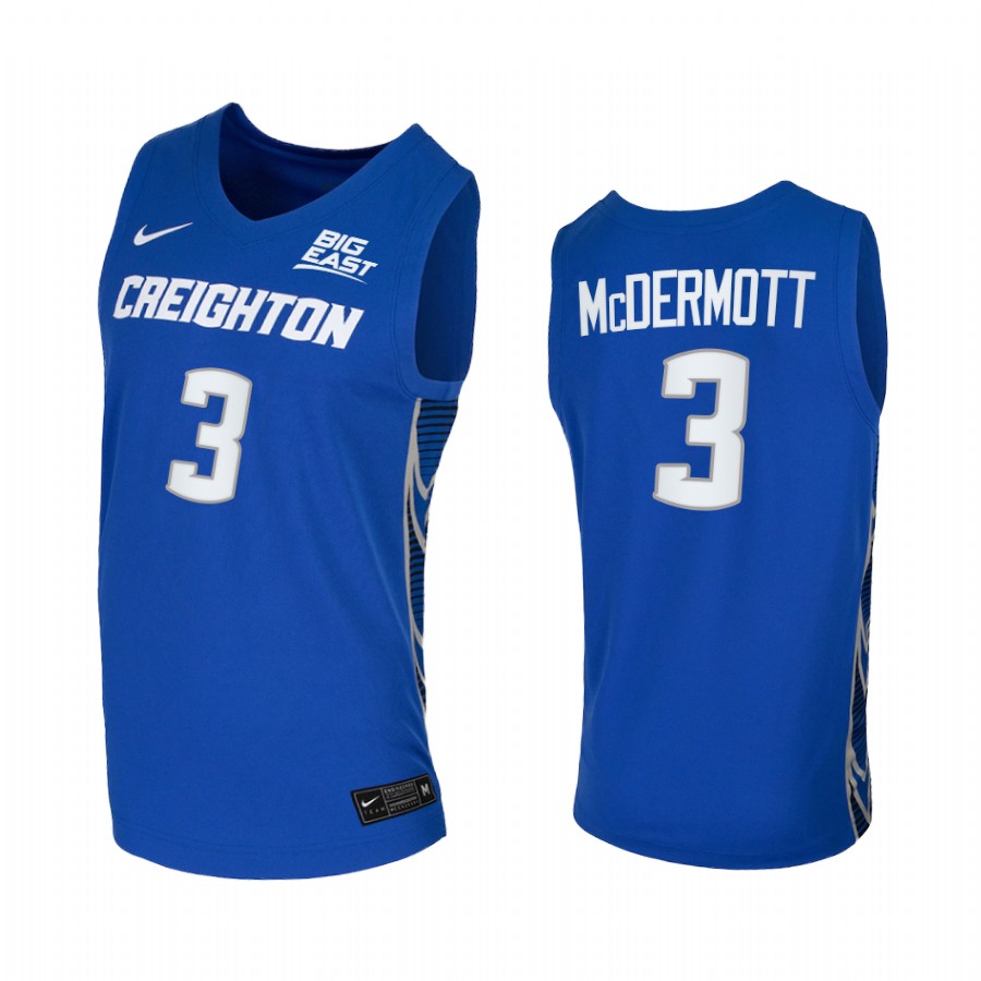Creighton Bluejays Doug McDermott Jersey 2021  Blue Alumni Player