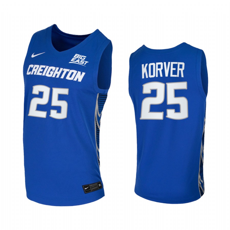 Creighton Bluejays Kyle Korver Jersey 2021  Blue Alumni Player