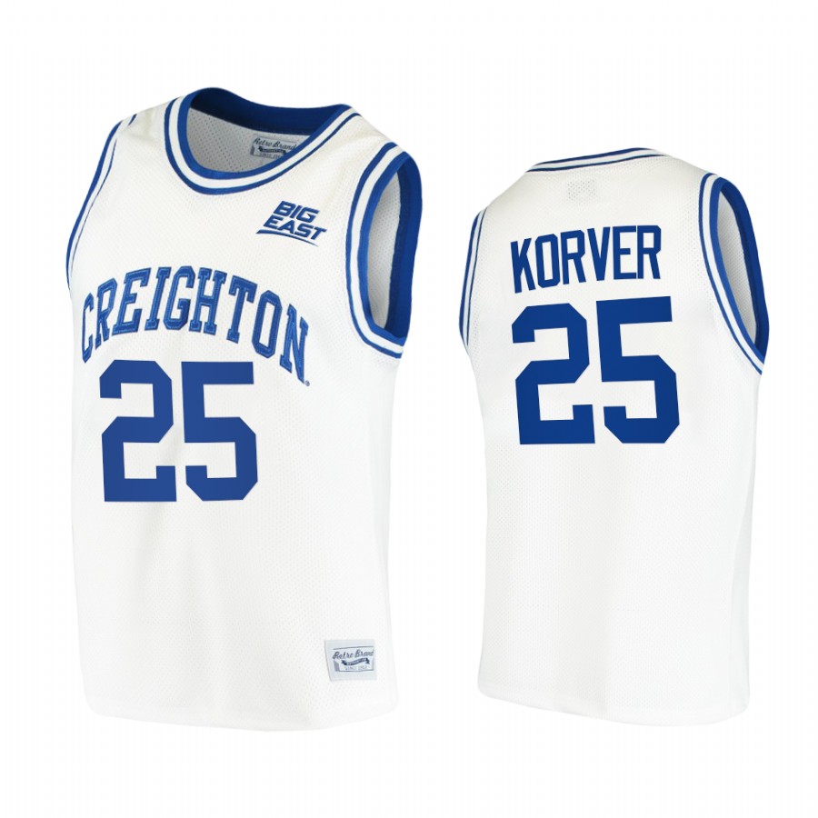 Creighton Bluejays Kyle Korver Jersey 2021 Retro White Alumni Player