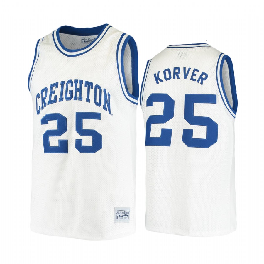 Creighton Bluejays Kyle Korver White Alumni College Baketball Jersey