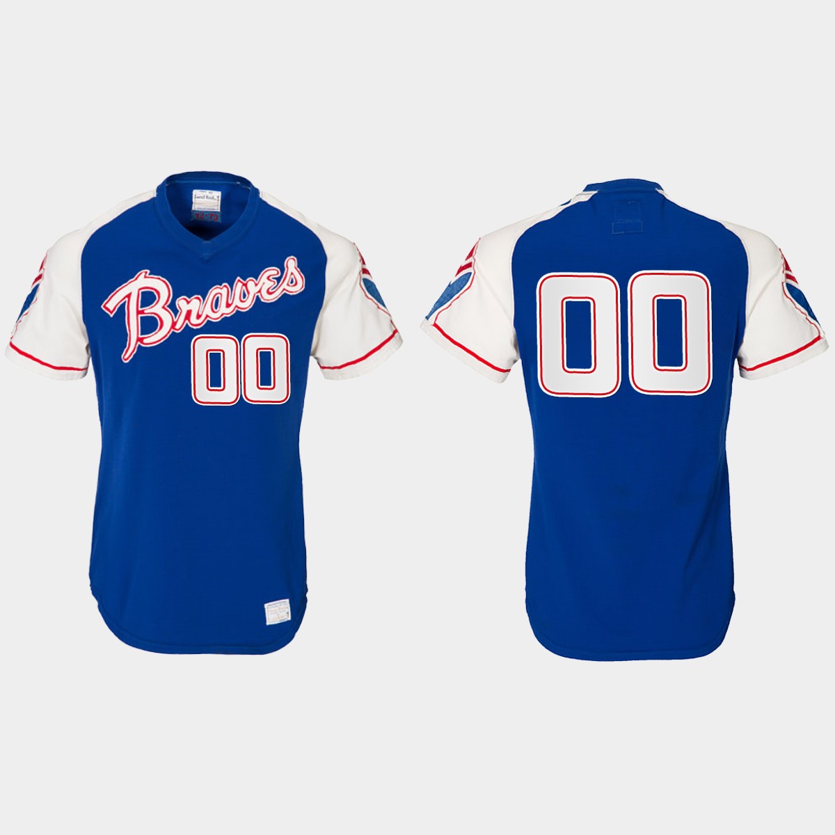Custom Atlanta Braves Heritage Throwback Jersey - Royal