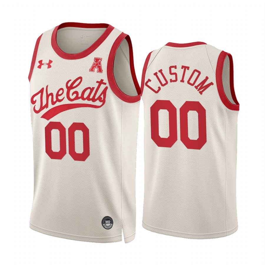 Custom Cincinnati Bearcats White Jersey 2022 Throwback 70s The Cats