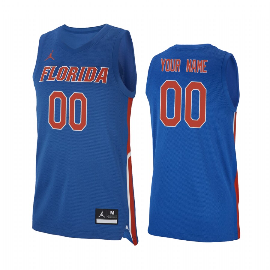 Custom Florida Gators #00  College  Jersey - Royal