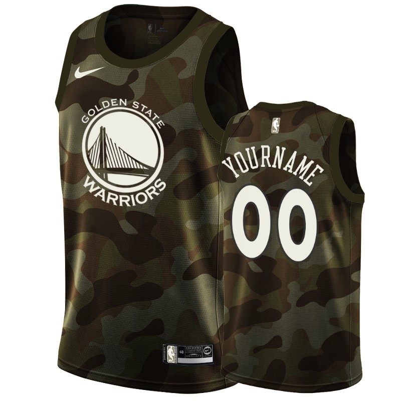 Custom Golden State Warriors 2019 Memorial Day #00 Jersey