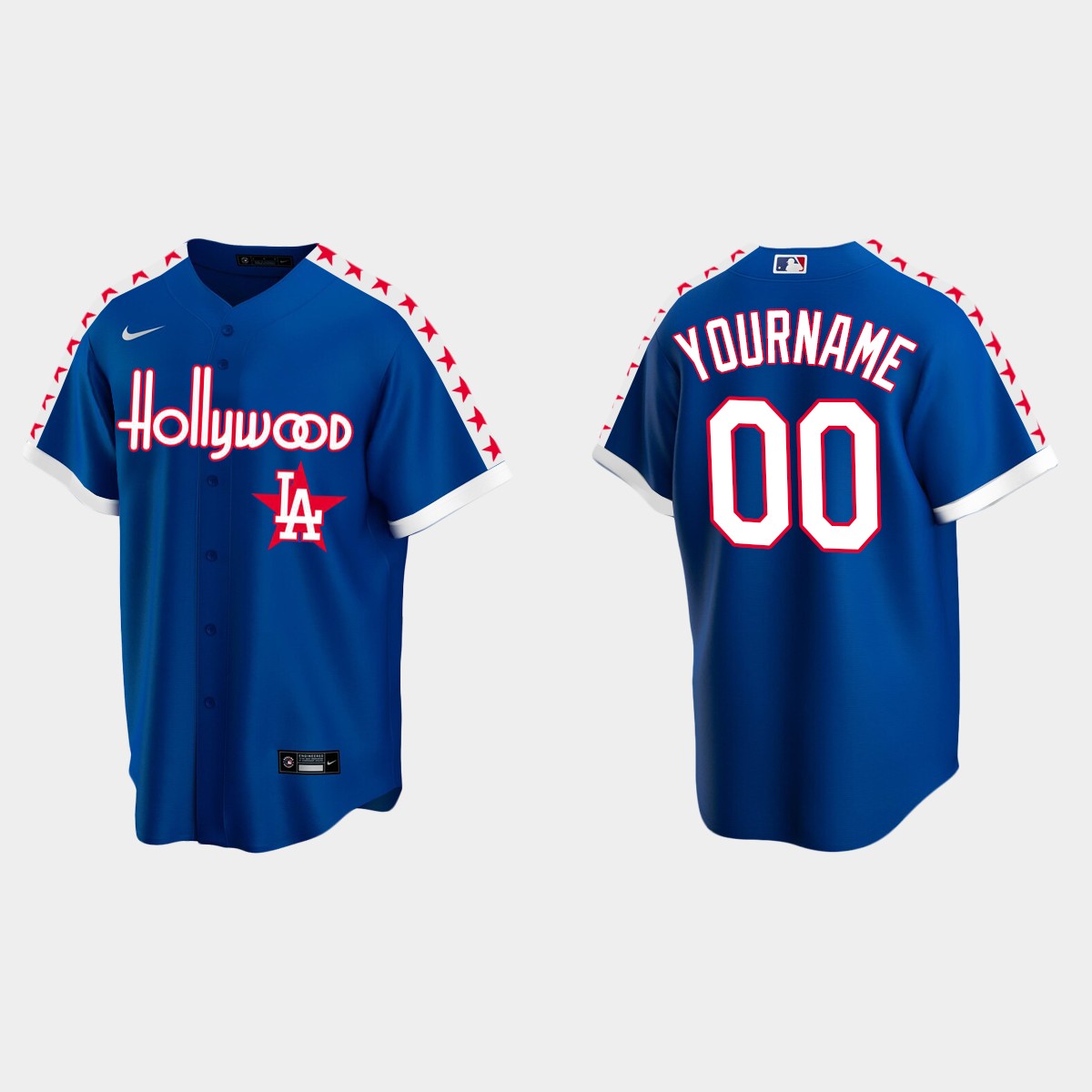 Custom Los Angeles Dodgers City Connect Special Edition jersey - Royal