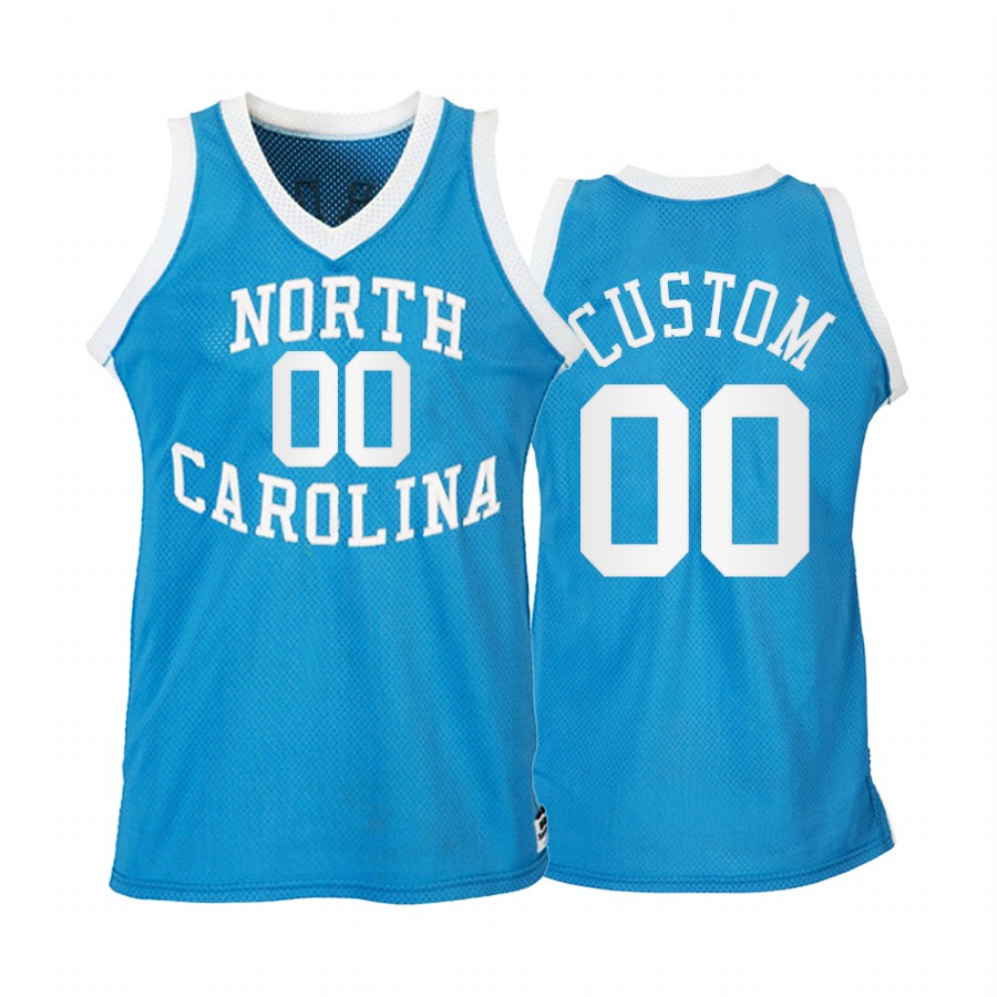 Custom North Carolina Blue Jersey Heritage Road