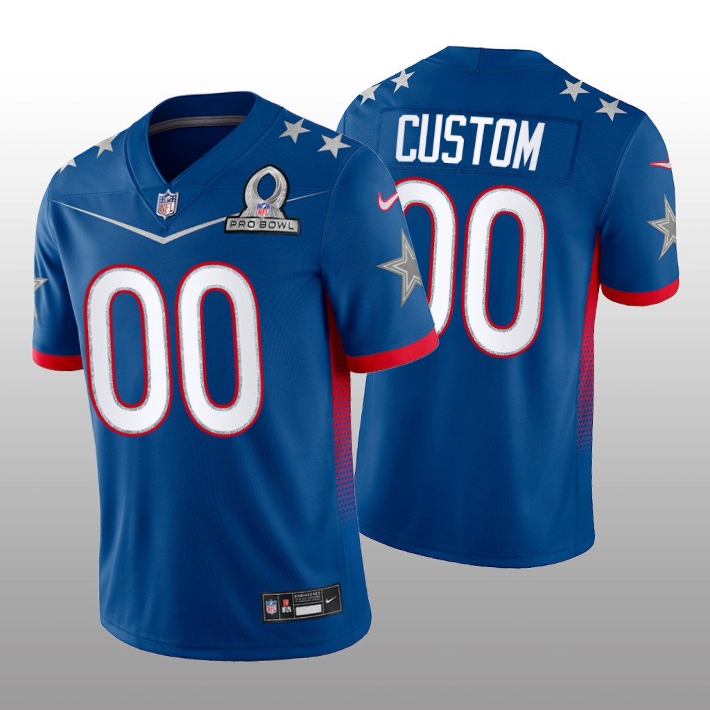 Custom Royal Game Jersey 2022 NFC Pro Bowl - Men's