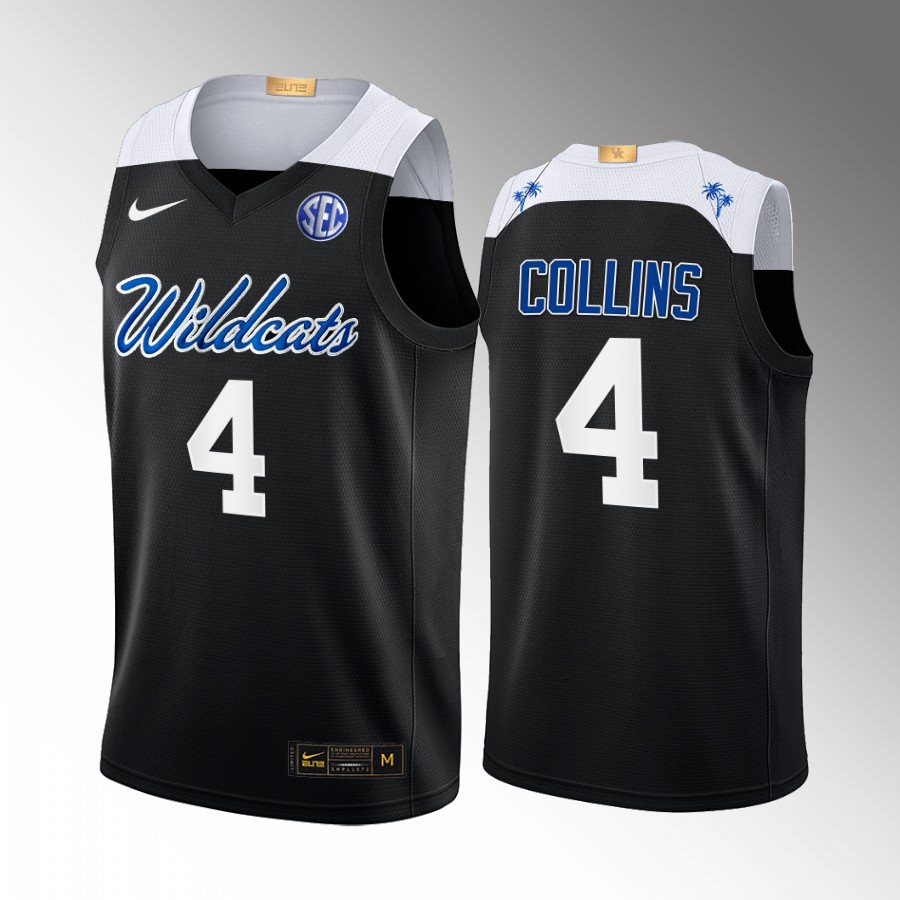 Daimion Collins Kentucky Wildcats Black Jersey 2022-23 College  Elite