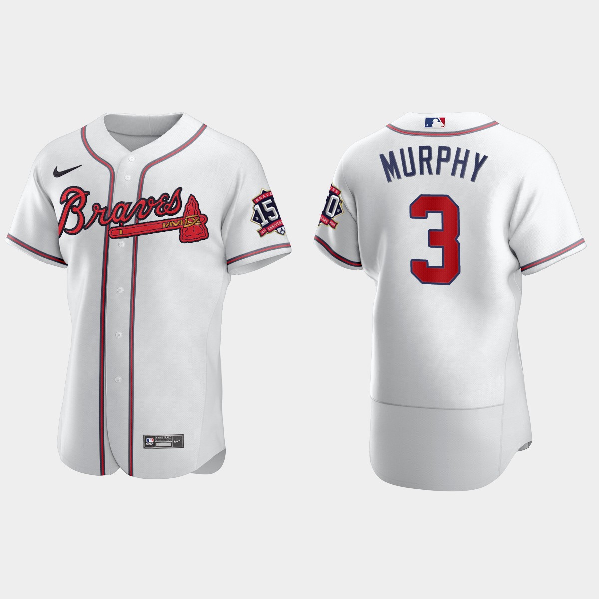 Dale Murphy Atlanta Braves 150th Anniversary World Series Jersey - White