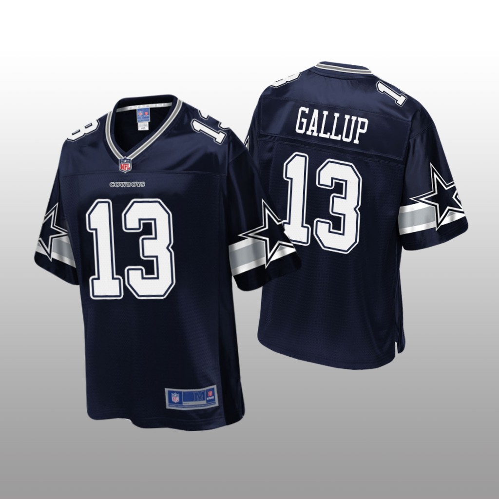 Dallas Cowboys #13 Navy Michael Gallup Pro Line Jersey - Youth