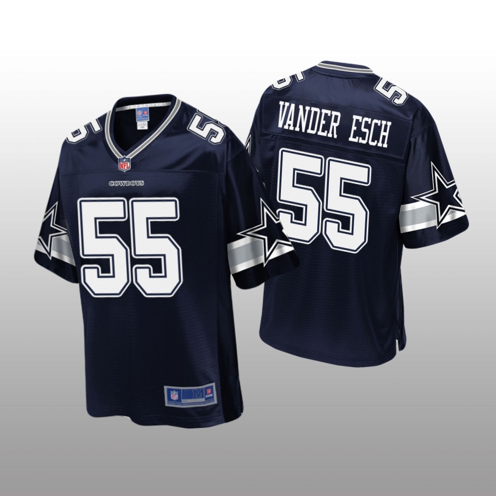 Dallas Cowboys #55 Navy Leighton Vander Esch Pro Line Jersey - Youth
