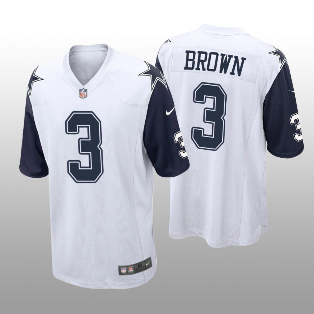 Dallas Cowboys Anthony Brown White Jersey Alternate Game - Men's