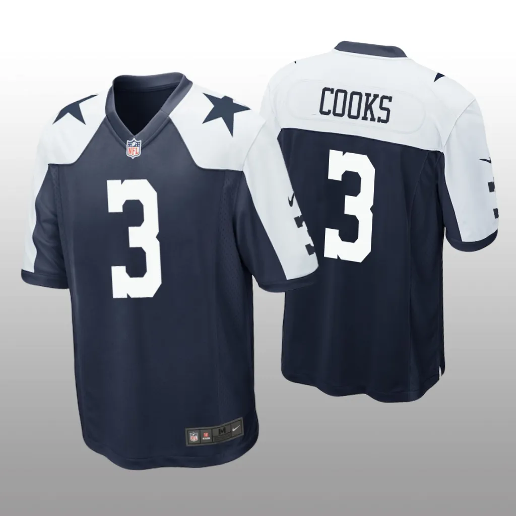Dallas Cowboys Brandin Cooks Navy Jersey Alternate Game - Men's