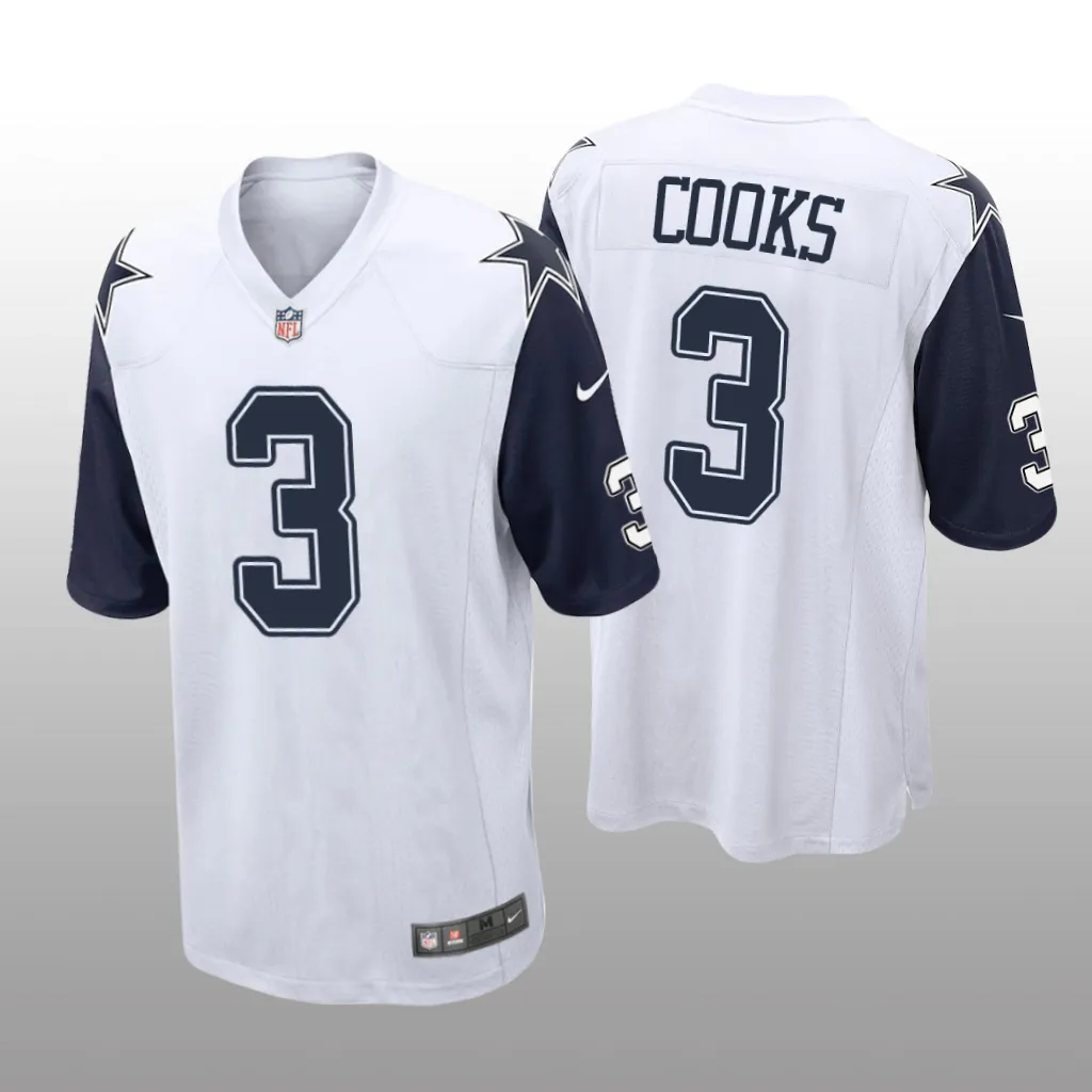 Dallas Cowboys Brandin Cooks White Jersey Alternate Game - Men's