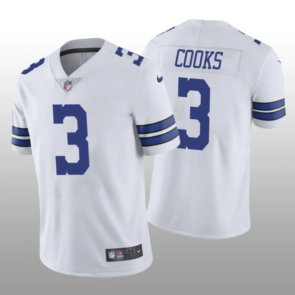 Dallas Cowboys Brandin Cooks White Jersey Vapor Limited  - Men's