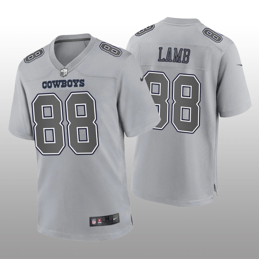 Dallas Cowboys CeeDee Lamb Gray Jersey Atmosphere Fashion Game - Men's