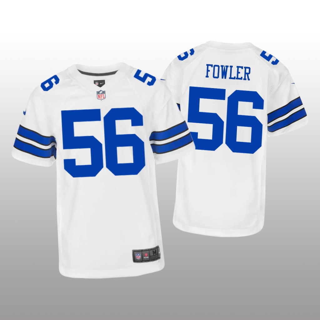 Dallas Cowboys Dante Fowler Jr. White Jersey Game - Youth