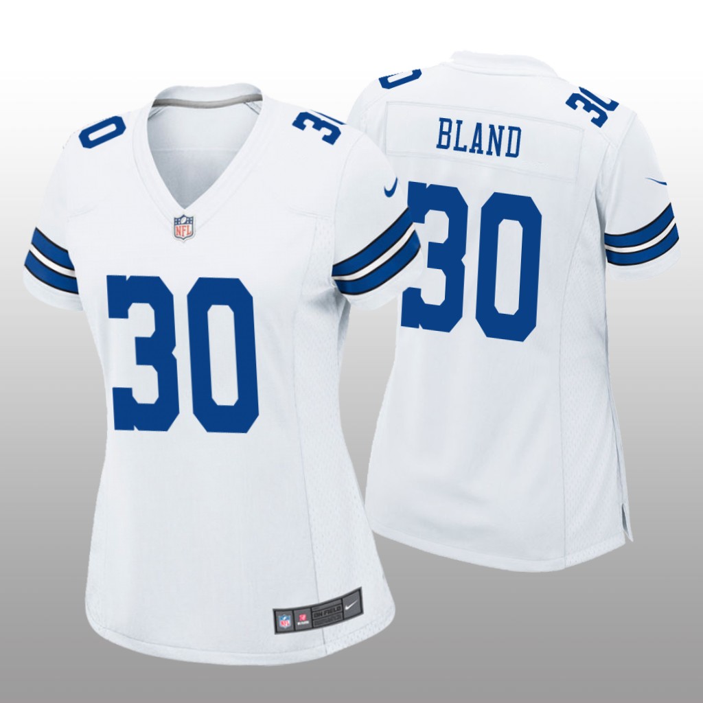 Dallas Cowboys DaRon Bland White Jersey Game - Women's