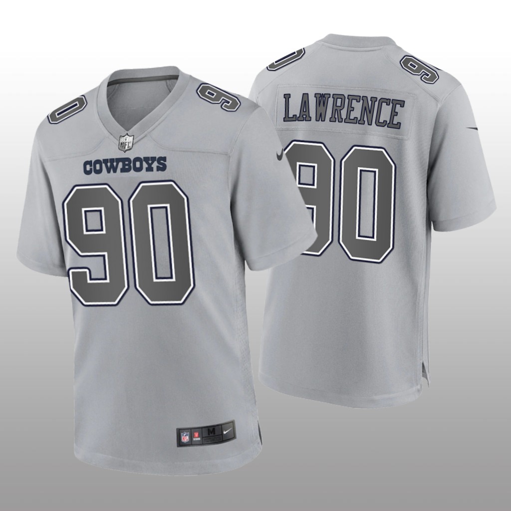 Dallas Cowboys Demarcus Lawrence Gray Jersey Atmosphere Fashion Game - Men's