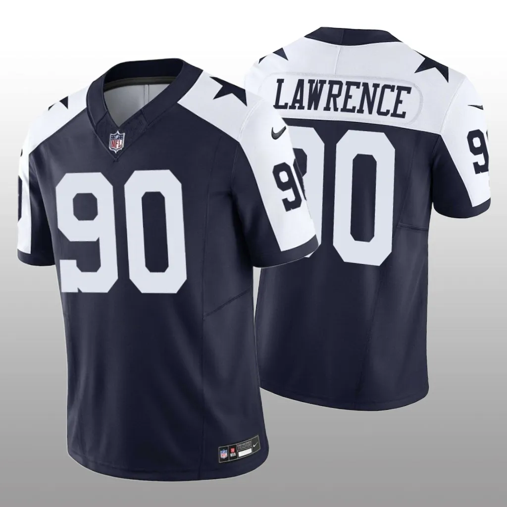 Dallas Cowboys Demarcus Lawrence Navy Jersey Vapor F.U.S.E. Limited  - Men's