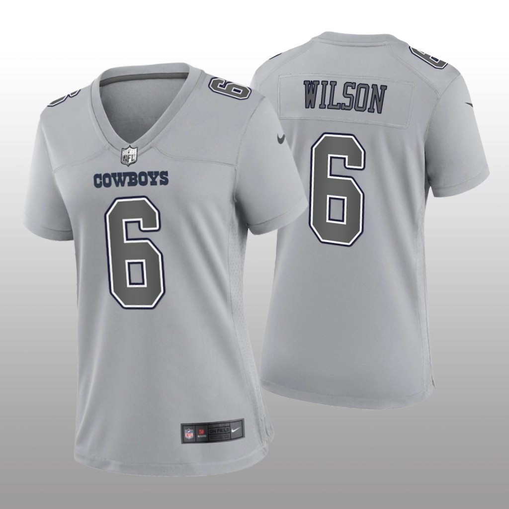 Dallas Cowboys Donovan Wilson Gray Jersey Atmosphere Fashion Game - Women's