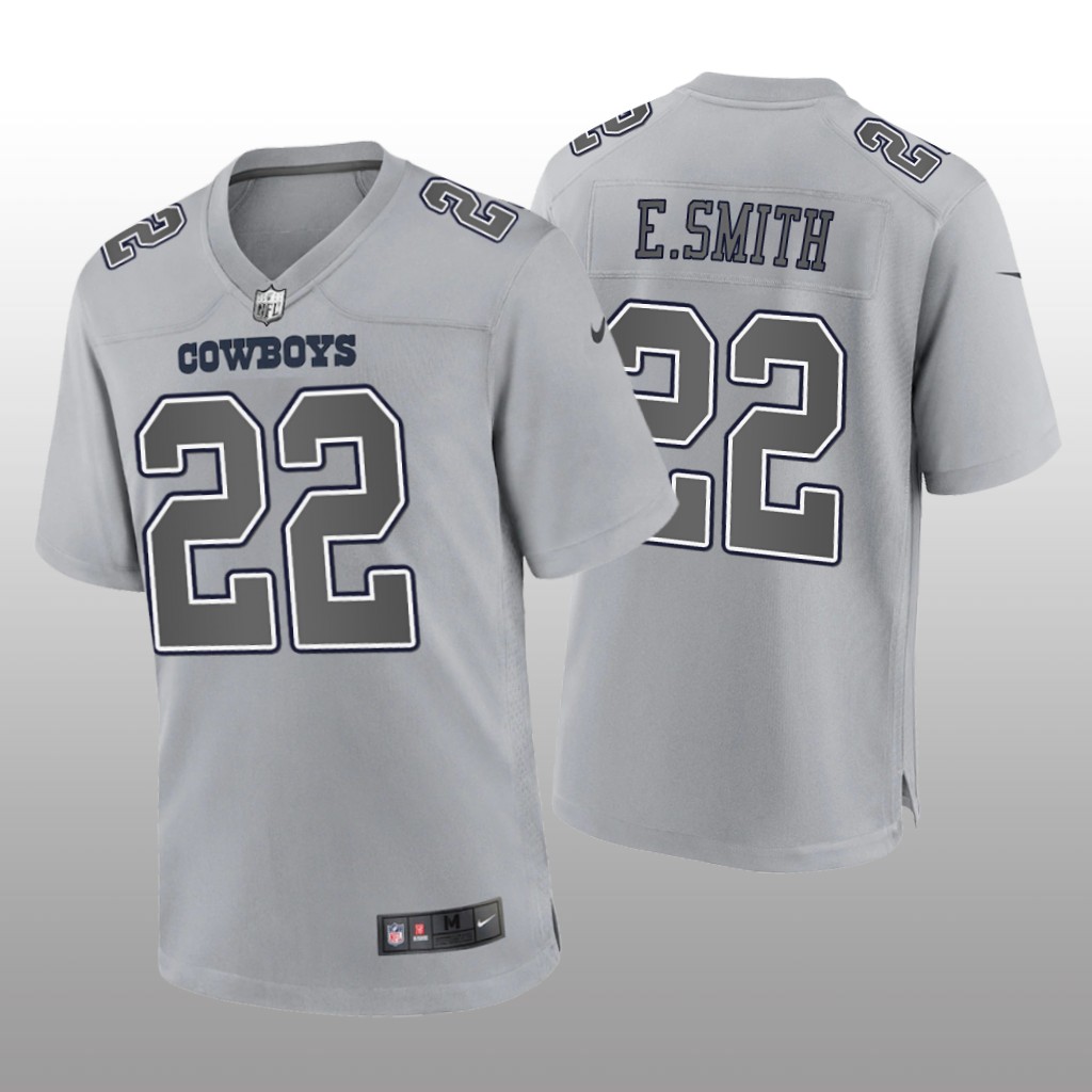Dallas Cowboys Emmitt Smith Gray Jersey Atmosphere Fashion Game - Men's