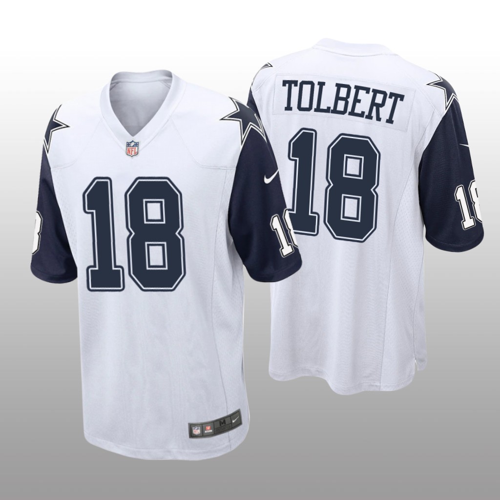 Dallas Cowboys Jalen Tolbert White Jersey Alternate Game - Men's