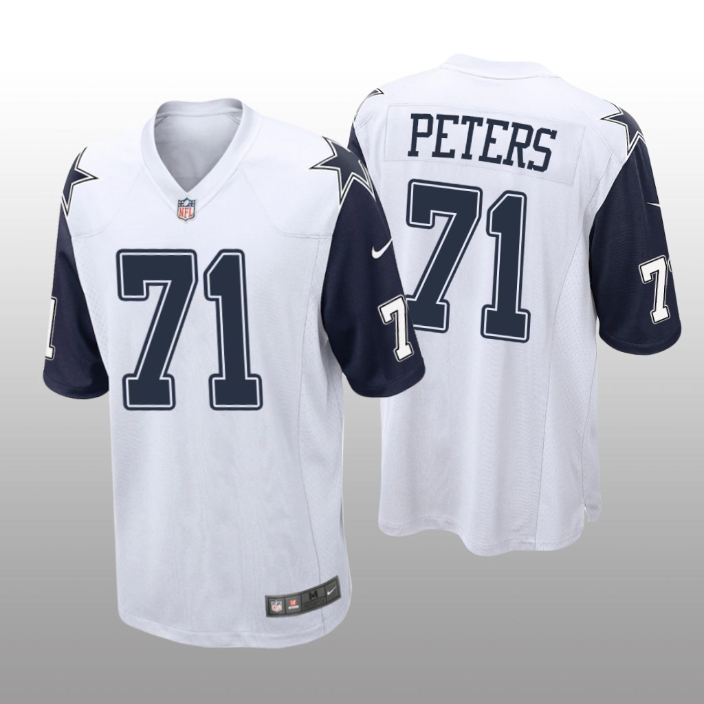 Dallas Cowboys Jason Peters White Jersey Alternate Game - Men's