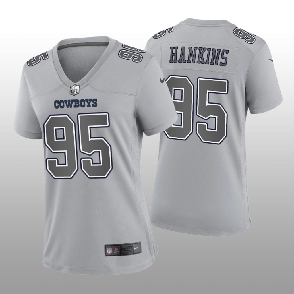 Dallas Cowboys Johnathan Hankins Gray Jersey Atmosphere Fashion Game - Women's