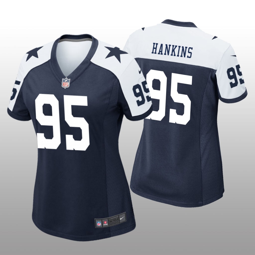 Dallas Cowboys Johnathan Hankins Navy Jersey Alternate Game - Women's