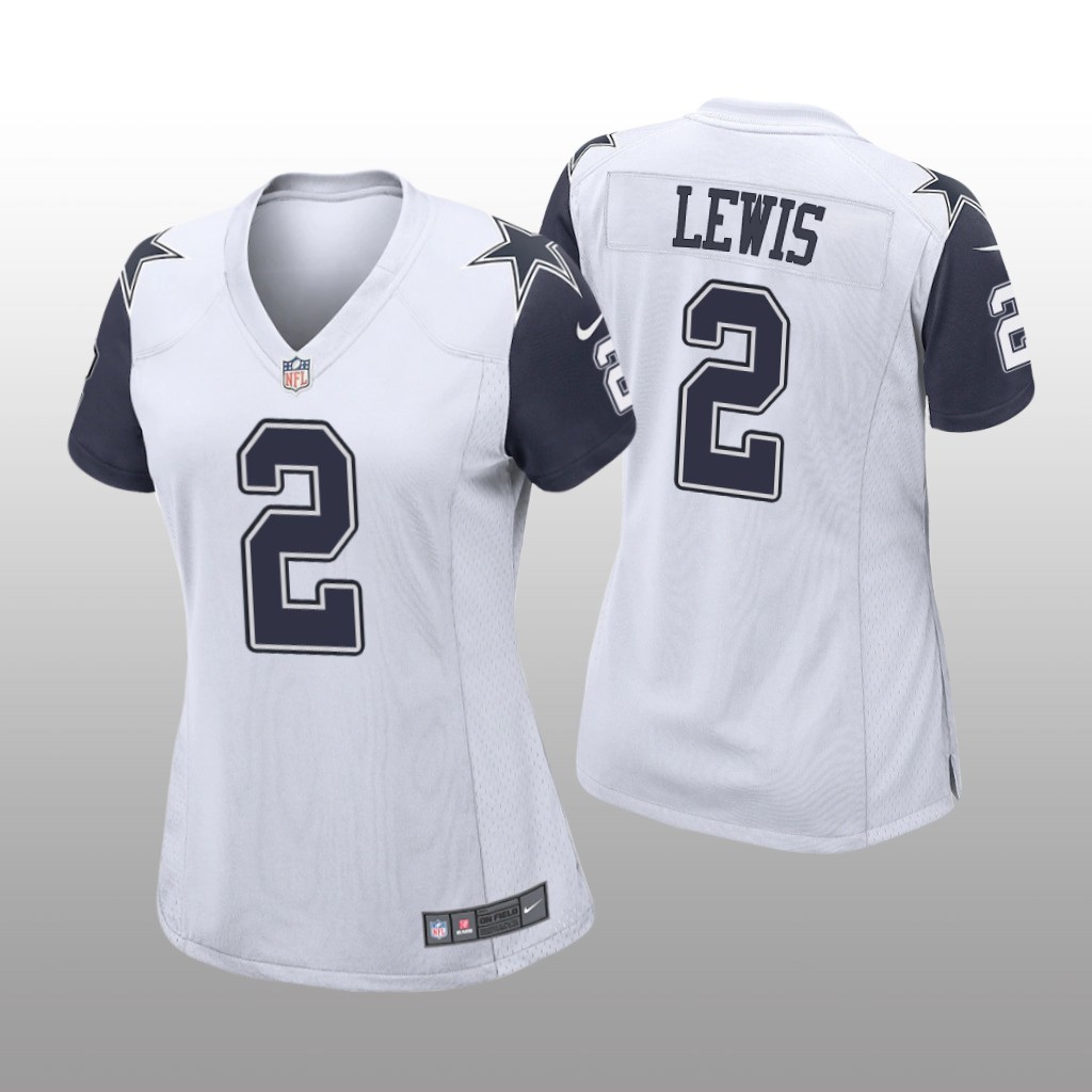Dallas Cowboys Jourdan Lewis White Jersey Alternate Game - Women's