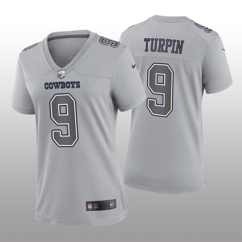 Dallas Cowboys KaVontae Turpin Gray Jersey Atmosphere Fashion Game - Women's